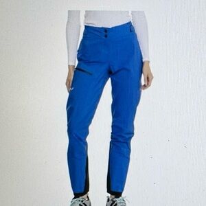 Salewa Ortles 3L Powertex Waterproof Alpine Ski Shell Pants Women XS Blue / NWOT